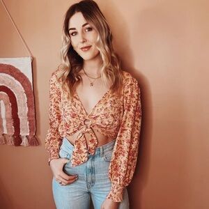 NWT Bog Collective blouse